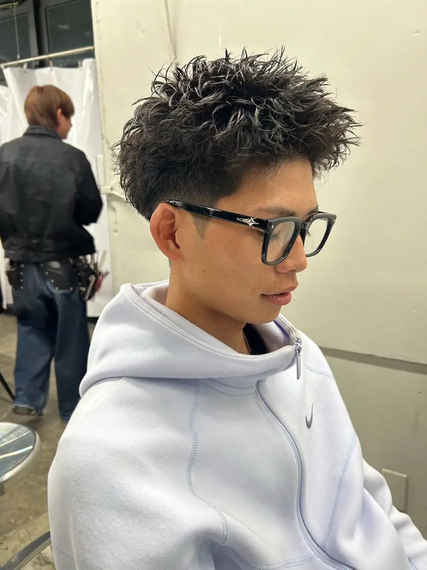 ショート パーマ メンズ 【pia】 syuuのヘアスタイル