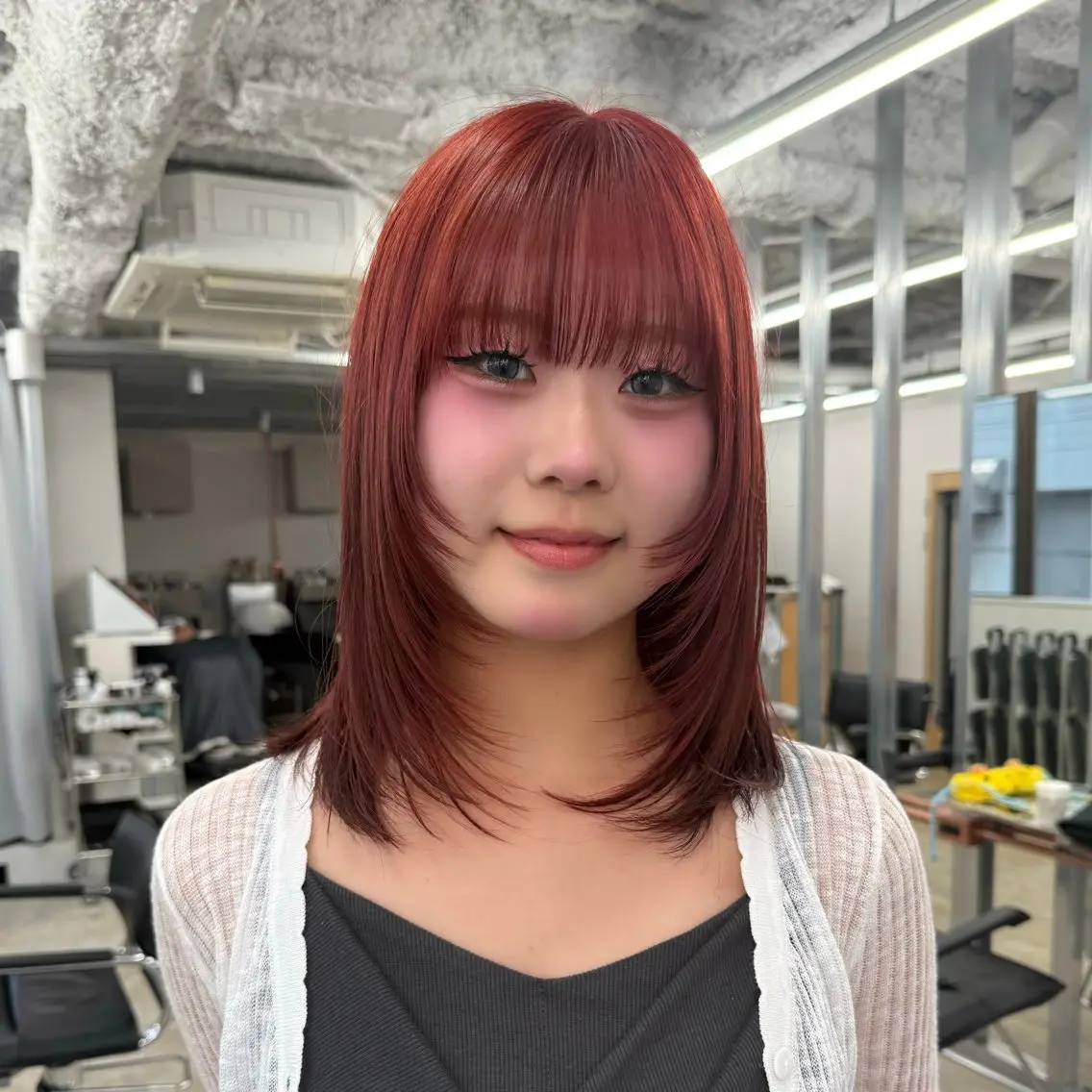 カラー ブリーチ ブリーチなしカラー ヘアカラー トリートメント ブリーチ/レイヤー /sakura🌸のヘアスタイル