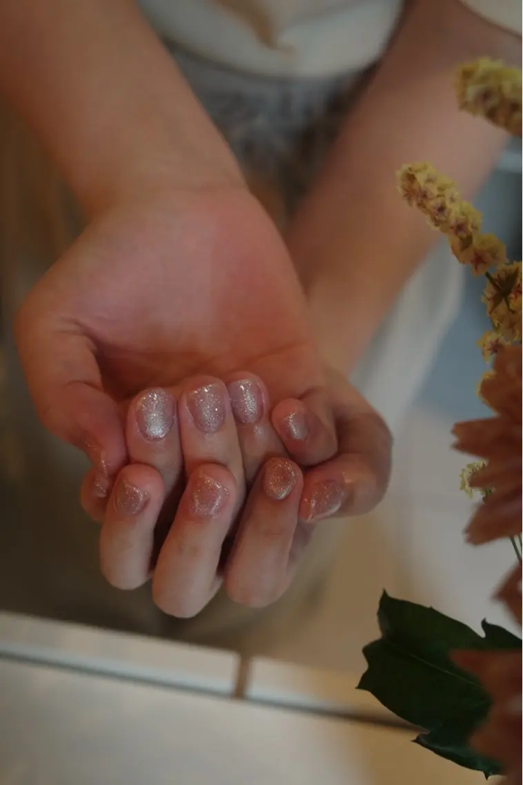 ネイル フラッシュネイル ワンカラーネイル NailSalon AULAのネイルデザイン