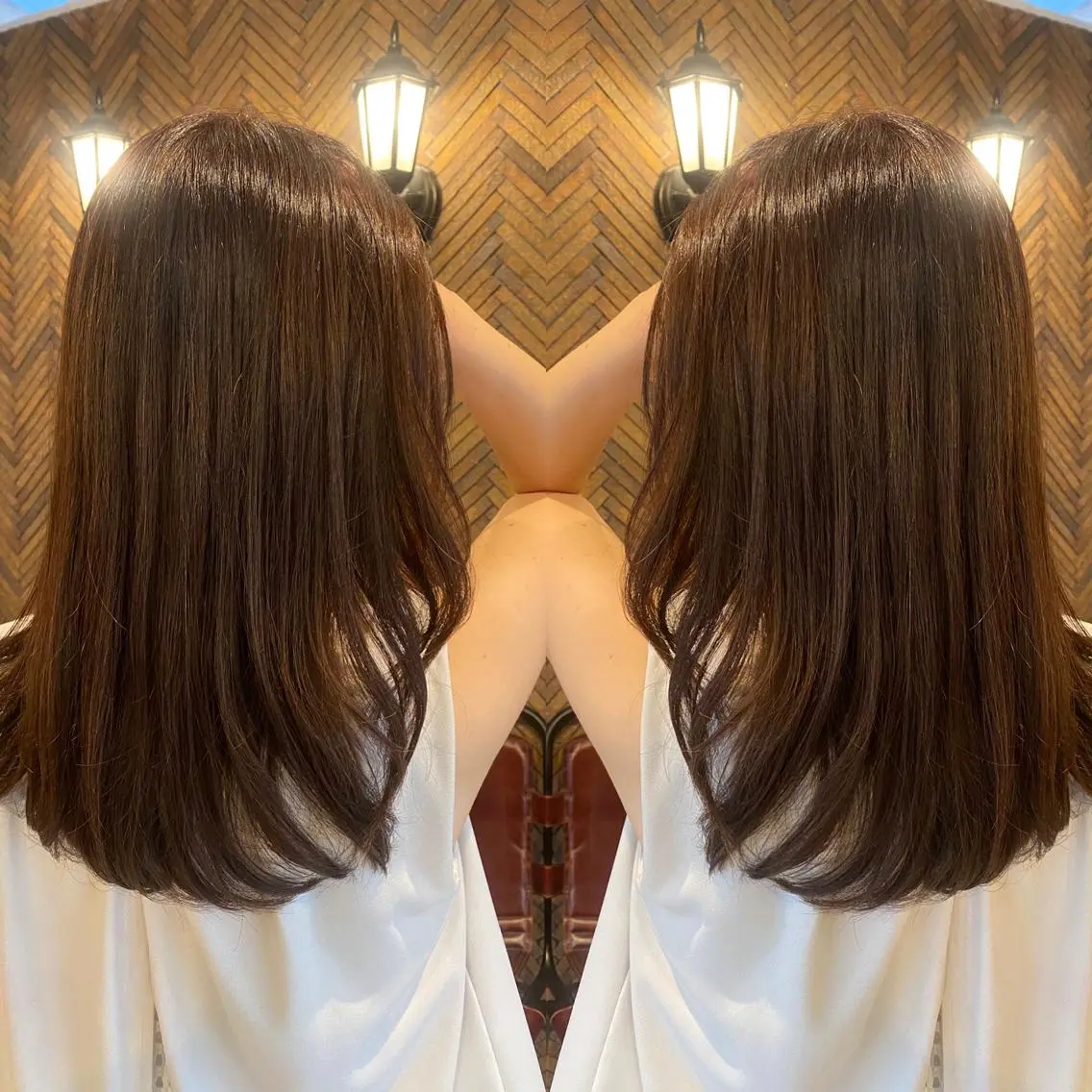 ロング カラー tocca 💜石田愛結💜のヘアスタイル