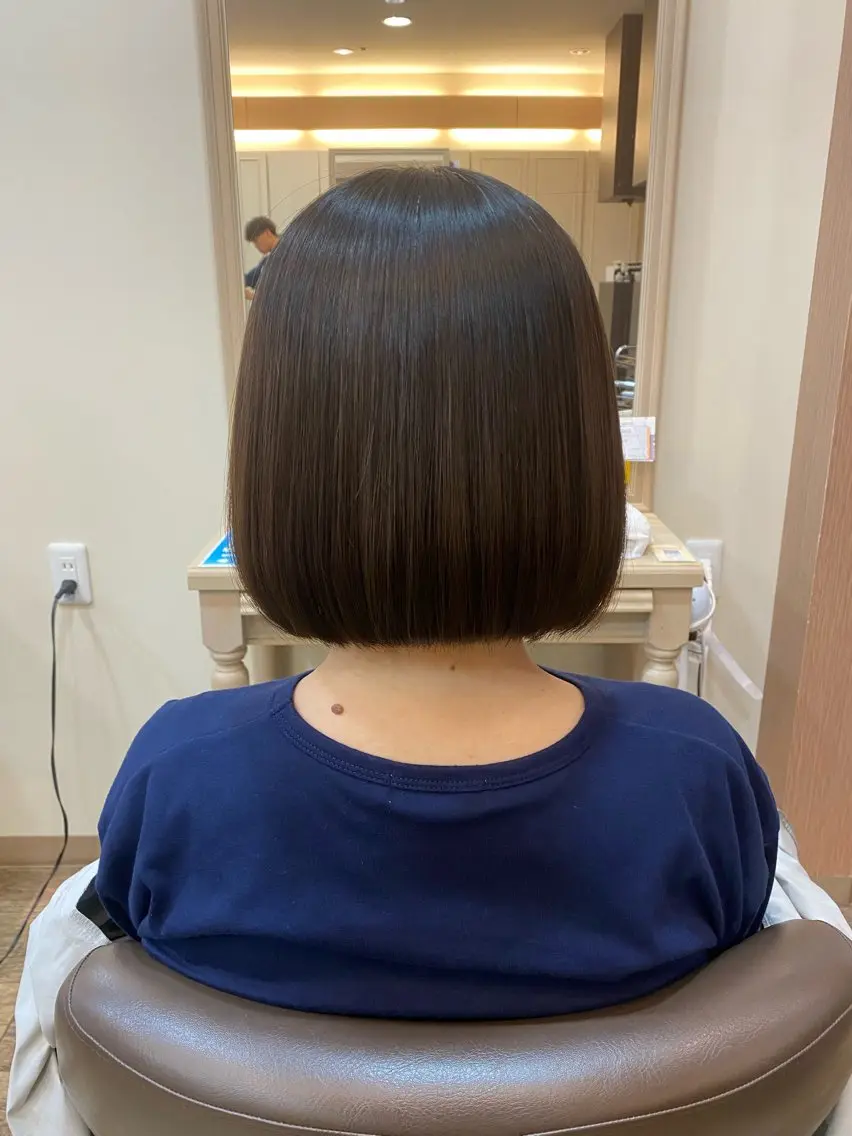 カット＋縮毛矯正の写真