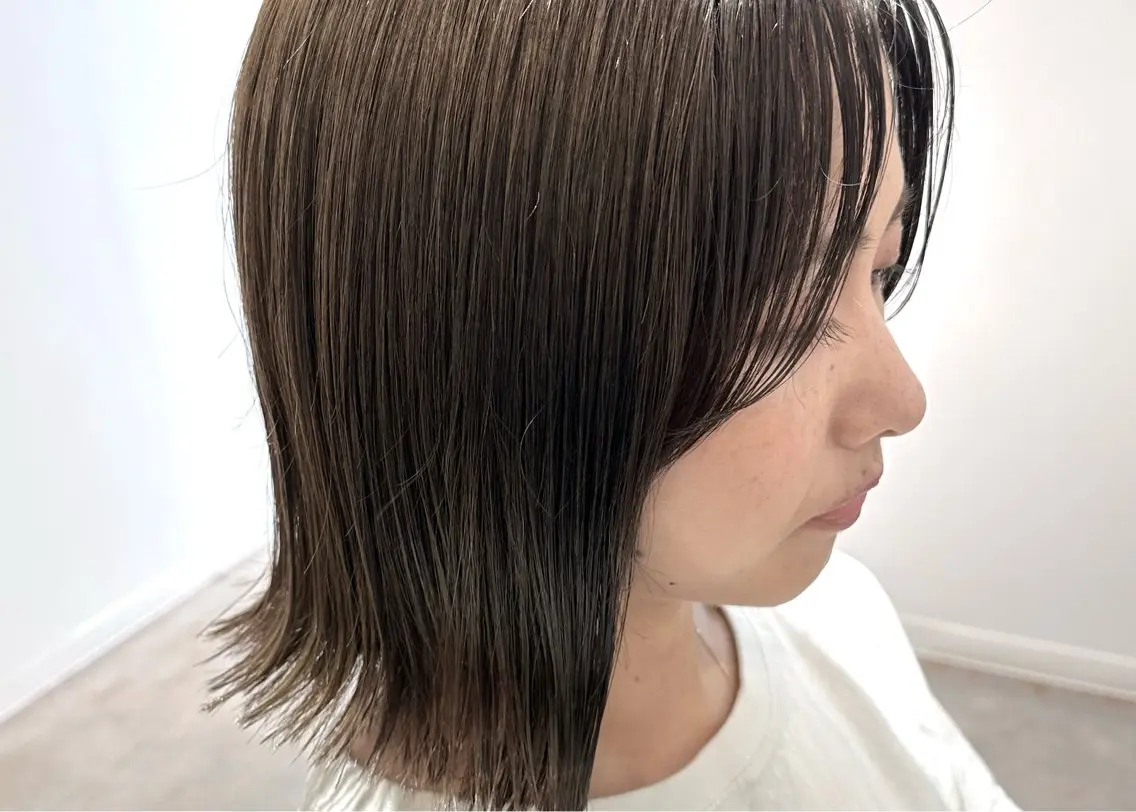 ミディアム カット 髪質改善・ クロスパーマ◎倉澤のヘアスタイル