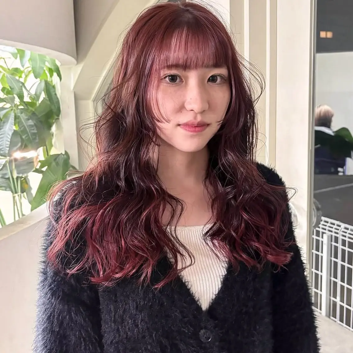 ロング ヘアカラー yuna🎀 ピンク・ラベンダーのヘアスタイル
