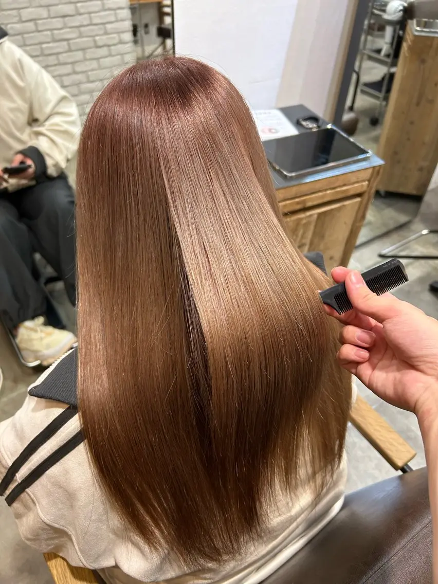 ロング ヘアカラー ︎☀️はるき︎︎☁️ ショートモデル募集のヘアスタイル