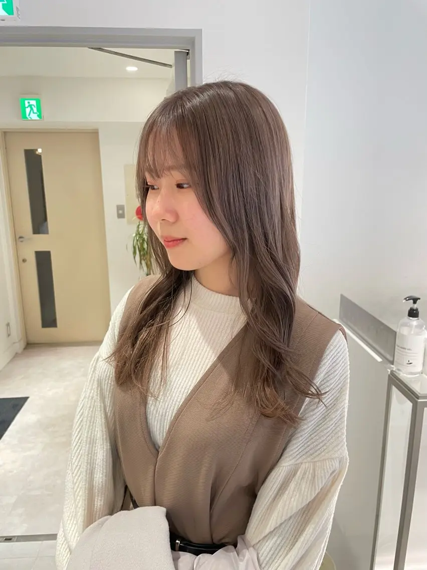 ロング カラー 🪞透け感&韓国ヘア 🪞honokaのヘアスタイル