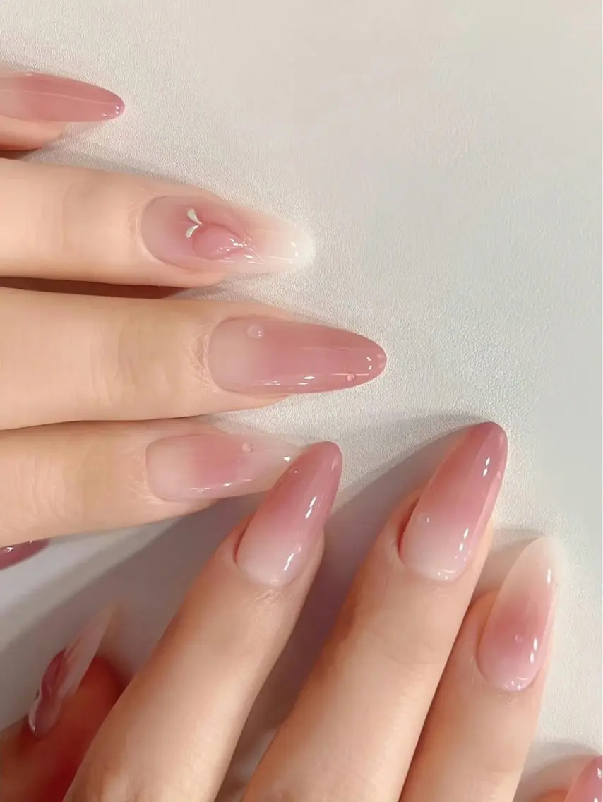ネイル オーロラネイル 長さ出し フットネイル 韓国ネイル ラメ(グリッター) ハンドネイル 👍thumbs up nail👍のネイルデザイン