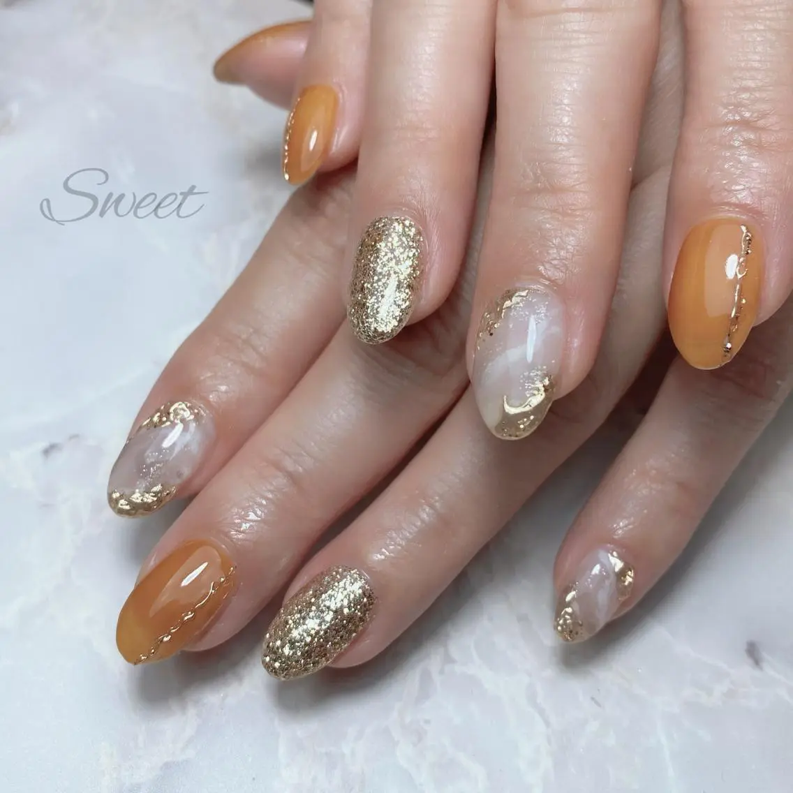 ネイル sweet 仲野陽子のネイルデザイン