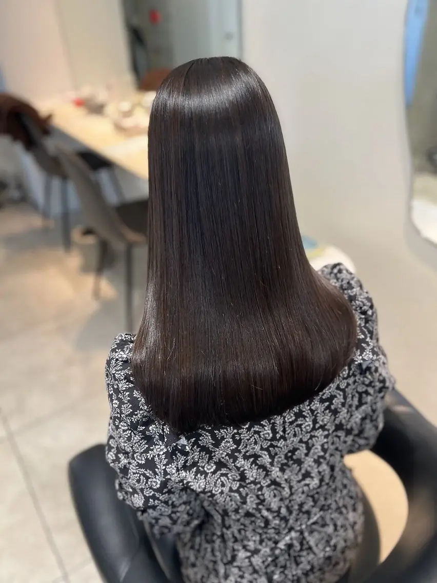 ロング パーマ 縮毛矯正 トリートメント 美髪矯正🫧艶髪特化 🫧関口太郎のヘアスタイル