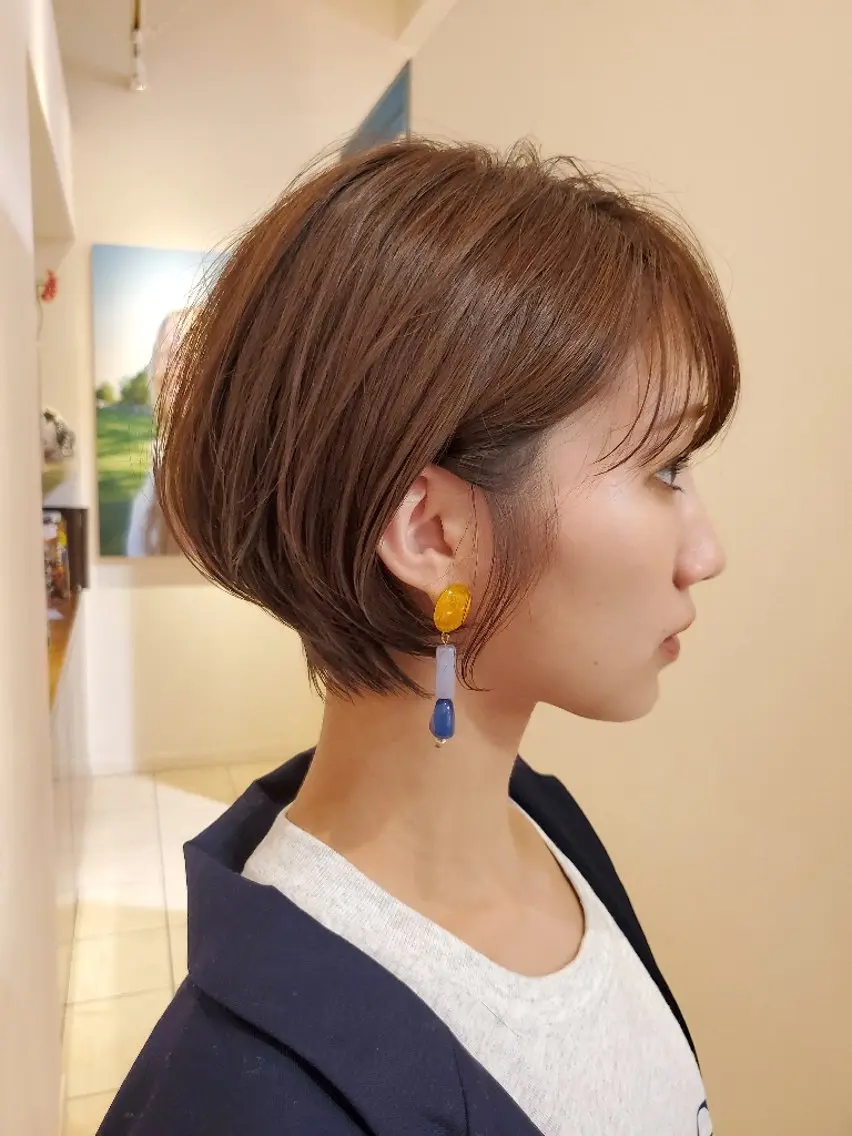 ショート ショートヘア 中高下 由真 ◎モニター様価格のヘアスタイル