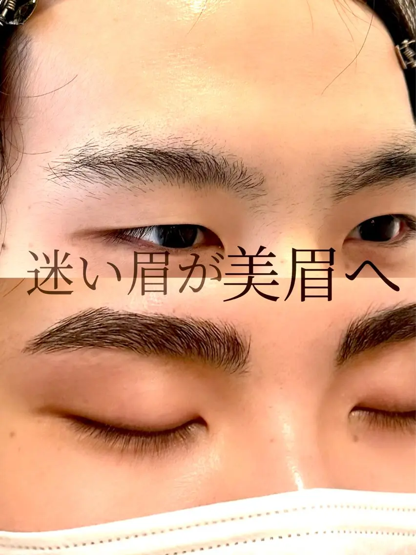 ぜひ一度価格⚠️メンズアイブロウ【HBL】眉毛HBL💎骨格・お悩みに合わせてオーダーメイドでお作り🕊️迷い眉の方是非の写真
