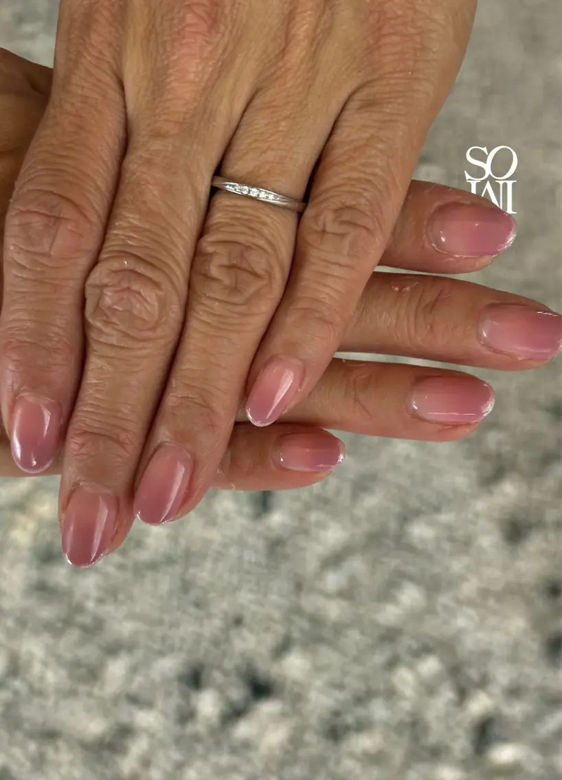 ネイル グラデーション ラメ(グリッター) 町田 NAIL SALON SOMIのネイルデザイン