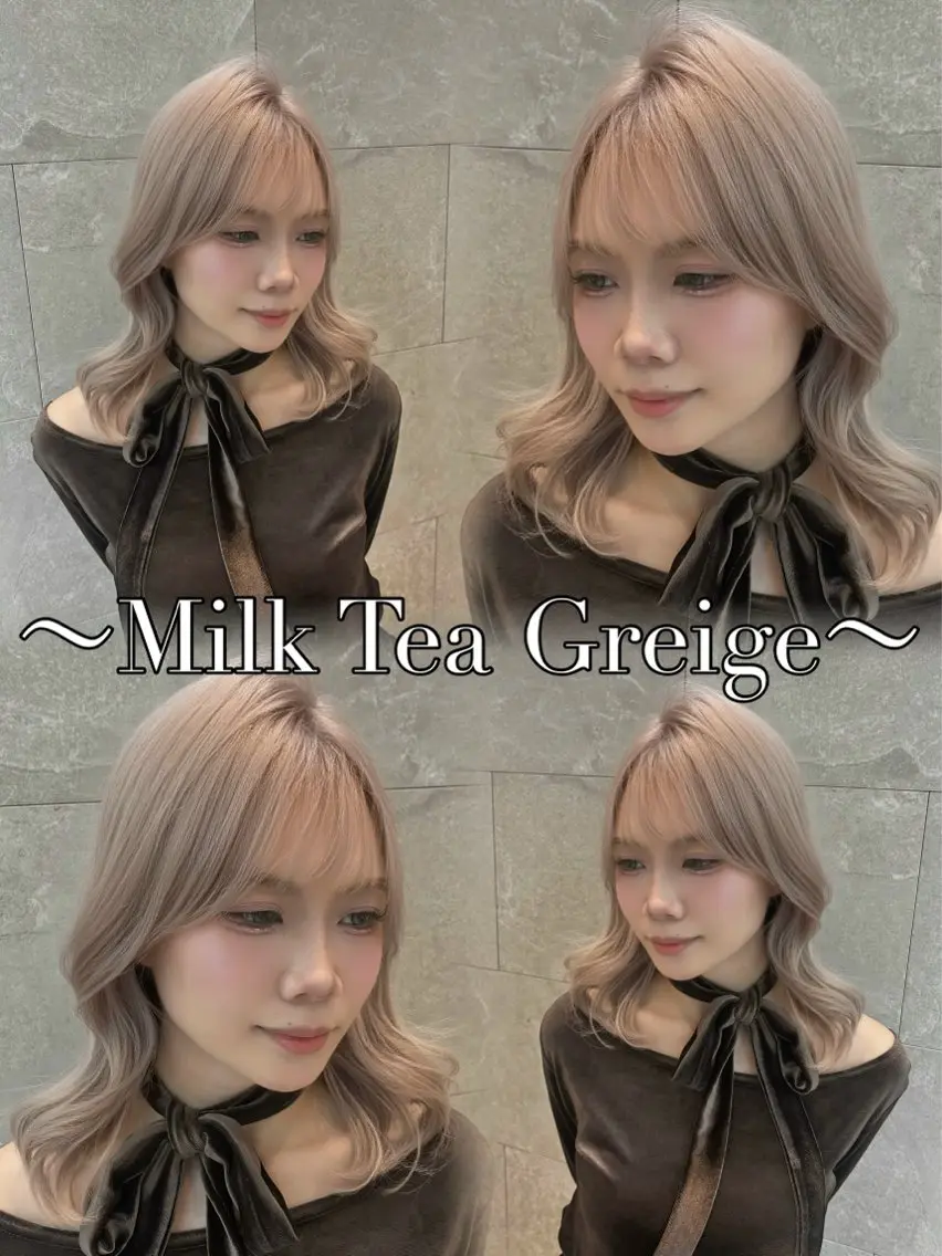 セミロング カラー ヘアカラー トリートメント 韓国風カラーカット 🤍店長 鳥越のヘアスタイル