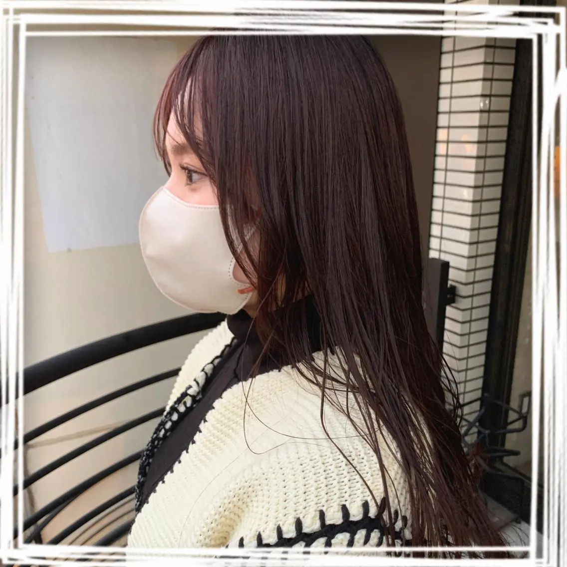 ロング カラー enx天王町店 伊藤　愛央のヘアスタイル