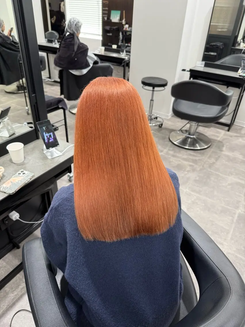 ロング カラー ヘアアレンジ ヘアカラー トリートメント ヘアセット 💗横浜美容室 💗HARUNAのヘアスタイル