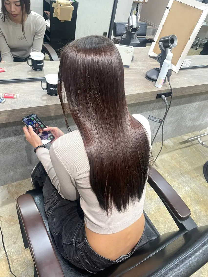 ロング カラー ベージュカラー ヘアカラー ニュアンスカラー/ 🫧レミ(坊主)のヘアスタイル