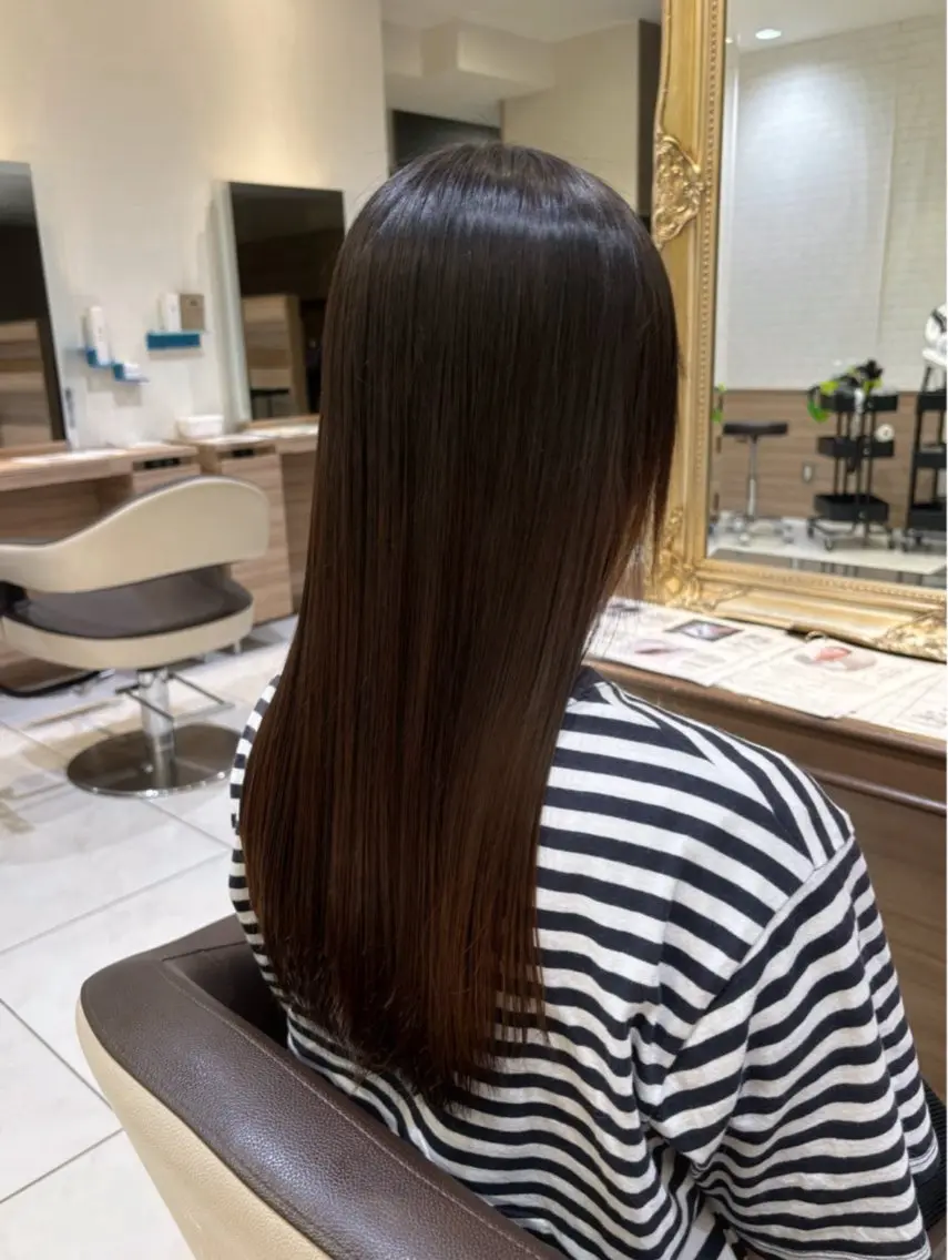 ロング パーマ 縮毛矯正 ⭐️モデル募集中⭐️ ⸝⋆🪐遠藤 青葉のヘアスタイル