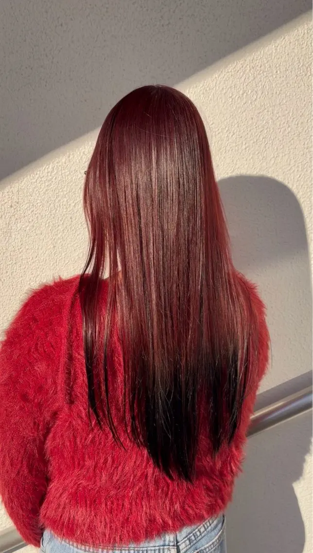 カラー 中井 香菜のヘアスタイル