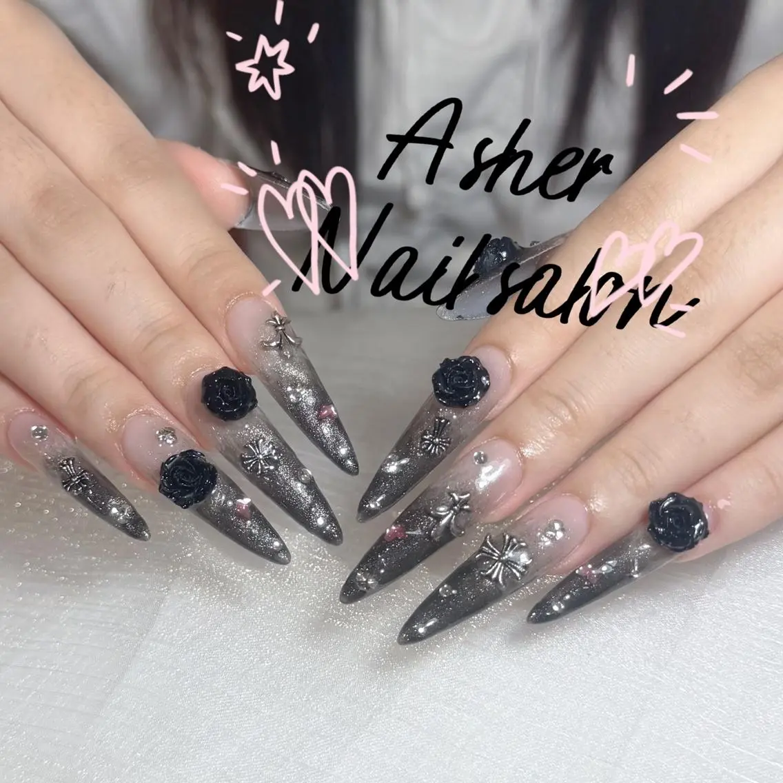 ネイル ハンドネイル ハンドケア Asher-HIKA 🌞のネイルデザイン