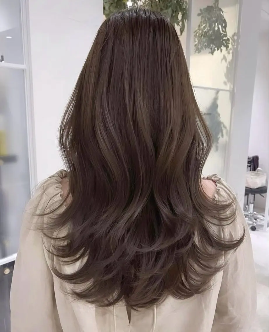 ロング カラー カット ヘアカラー トリートメント 原田 直哉のヘアスタイル