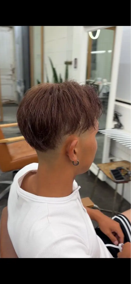 ショート カラー メンズ ブロンド White room nagomiのヘアスタイル