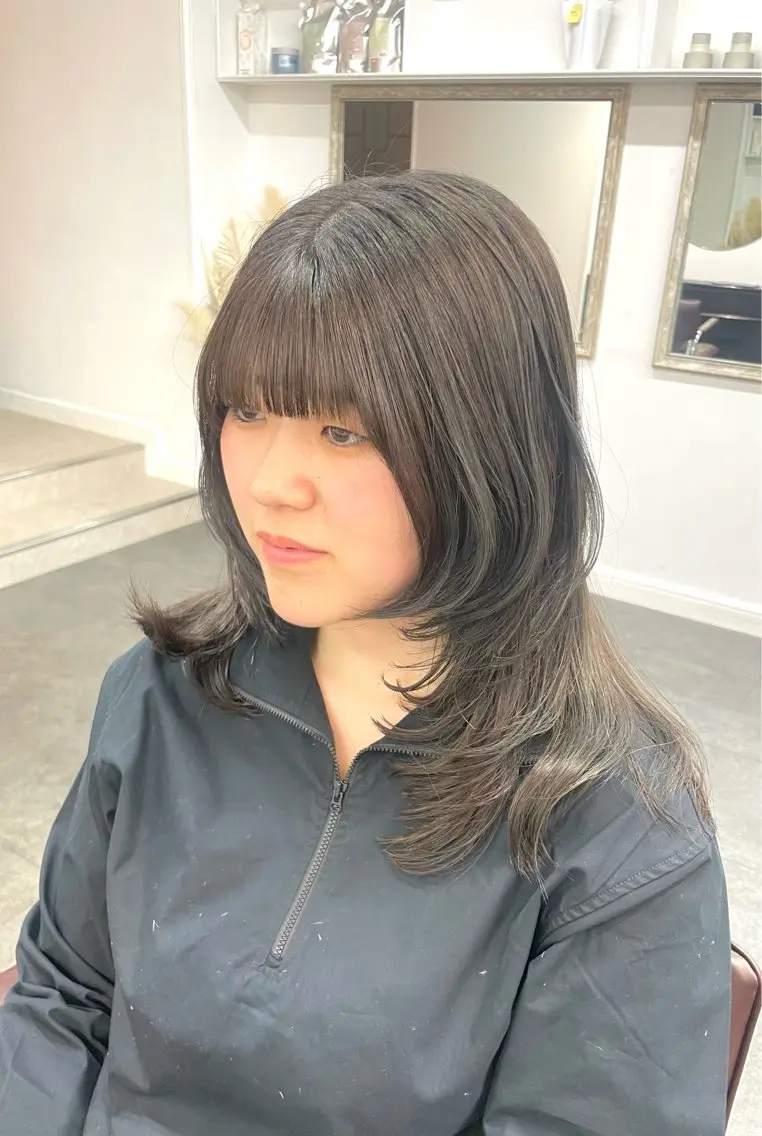 似合わせカット＋艶カラー＋トリートメントの写真