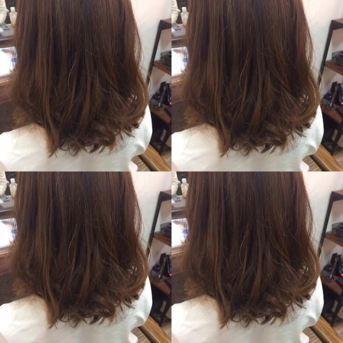 ミディアム セミロング カラー ピンクカラー トリートメント 🟦髪質改善6年 💊YAMAMOTOのヘアスタイル