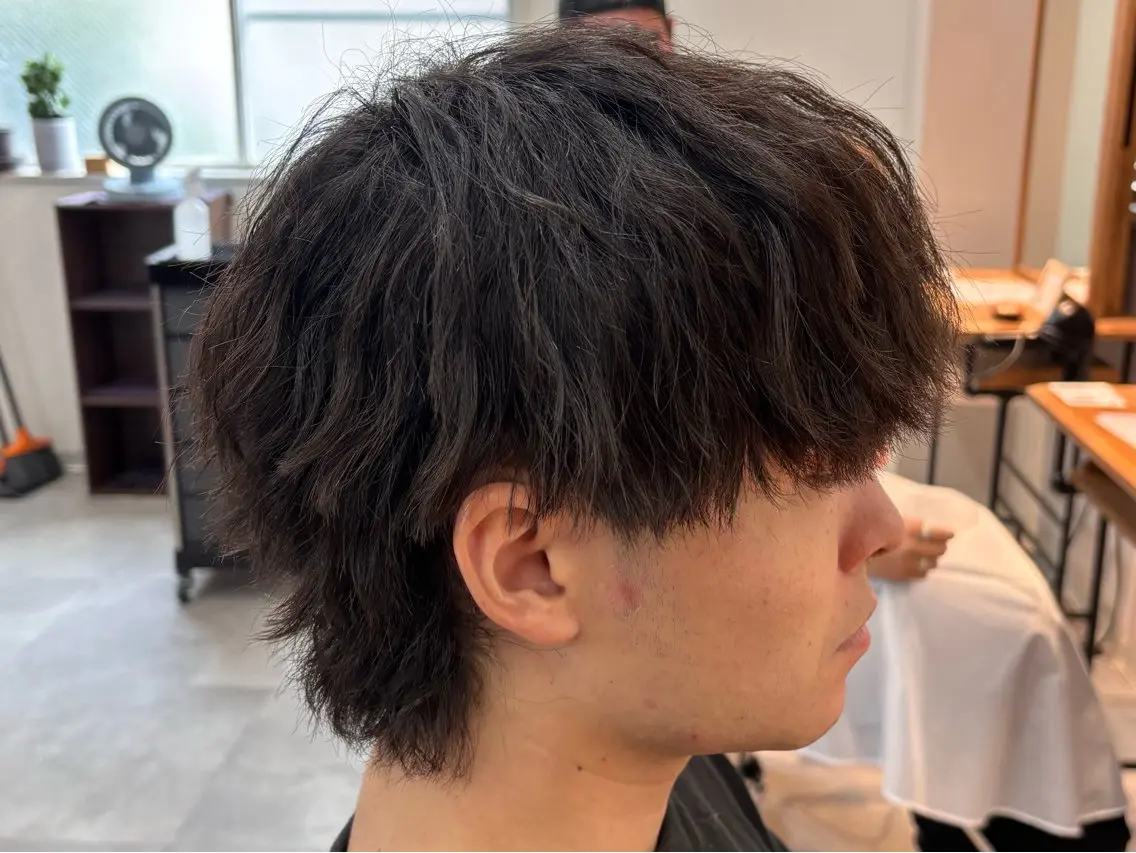 ショート パーマ メンズ 🔥フェードカット/ パーマ特化🔥/森のヘアスタイル