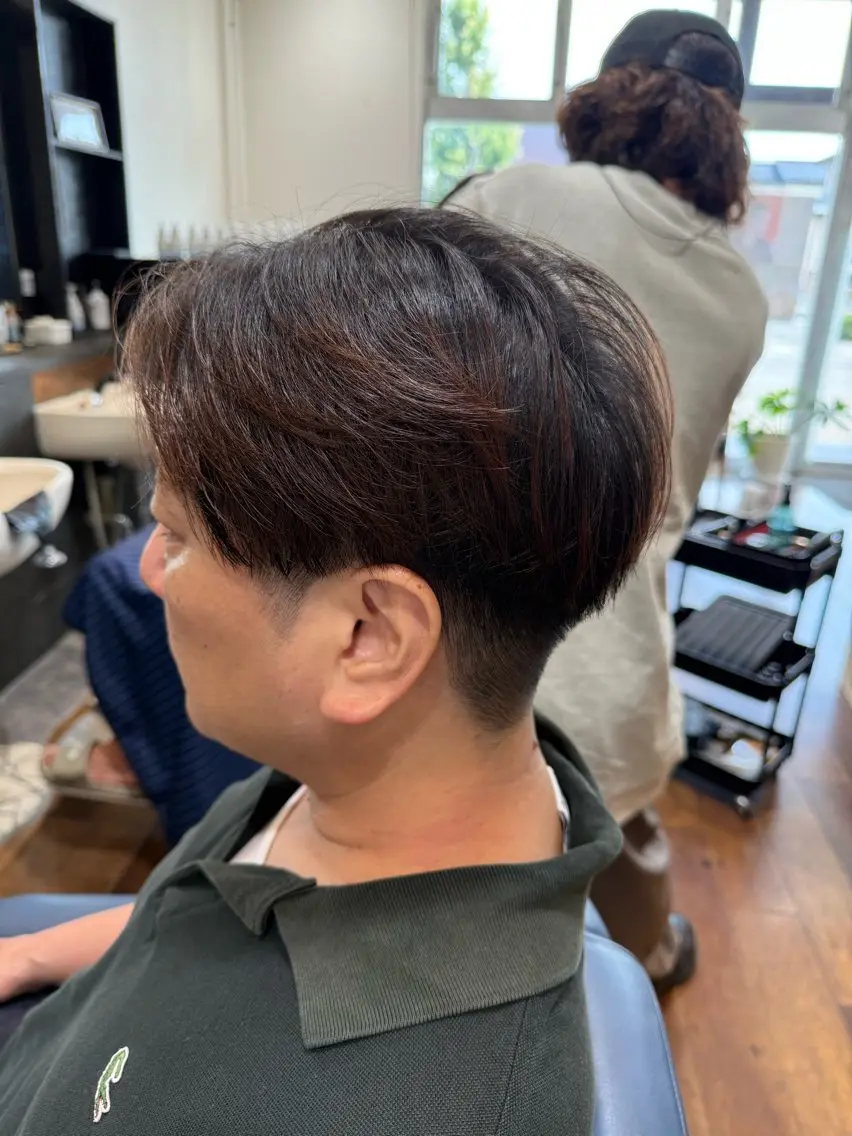 ショート メンズ カット レイヤー/コテパーマ 松本　希愛のヘアスタイル