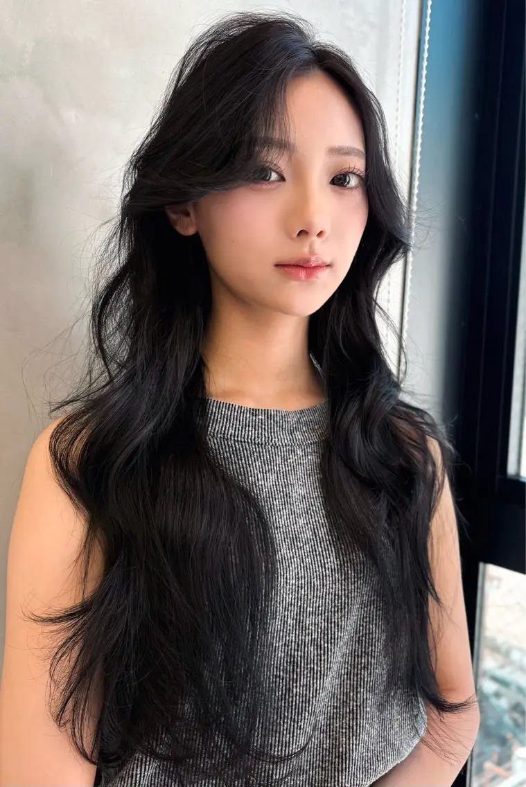 ロング カラー 透明感カラー カット ヘアカラー まさとお洒落 色気個性ヘアのヘアスタイル