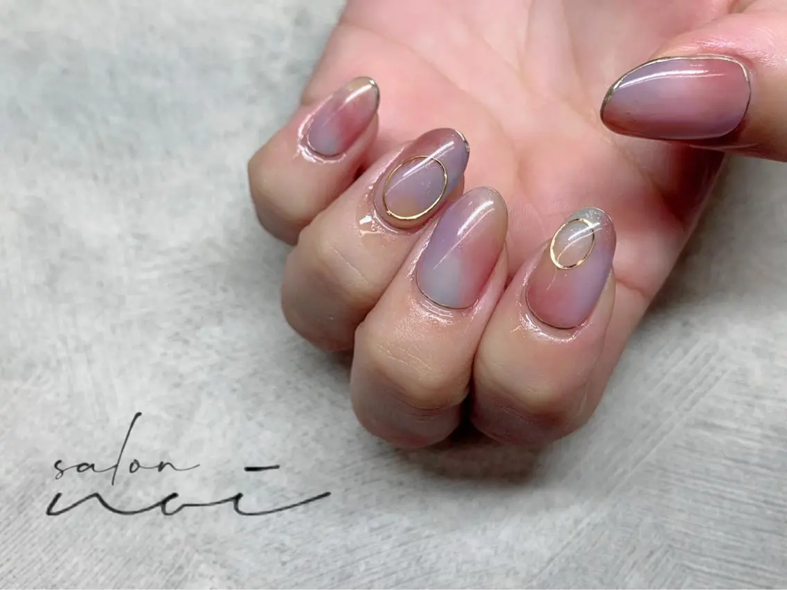 ネイル ニュアンスネイル ハンドネイル salon noiのネイルデザイン