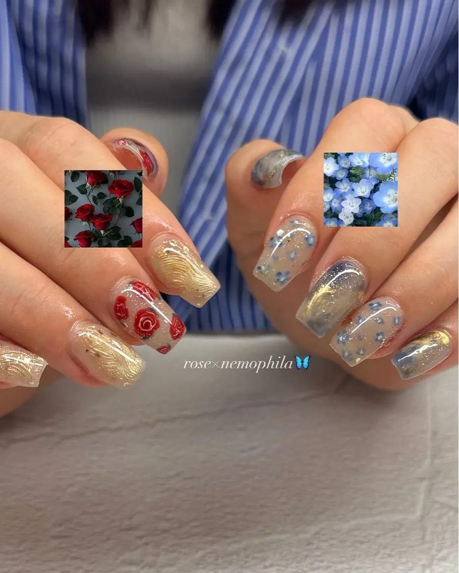 カラー ハンドネイル nail_era_ ainaのネイルデザイン