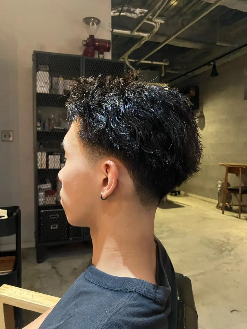 ショート メンズ パーマ Watarai Yuukiのヘアスタイル