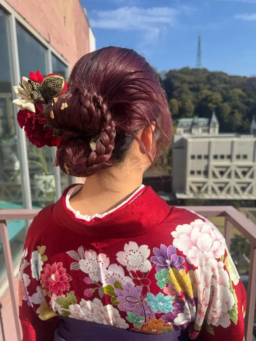 ヘアアレンジ 卒業式のヘアスタイル ヘアセット Viage （ビアージュ）のヘアスタイル