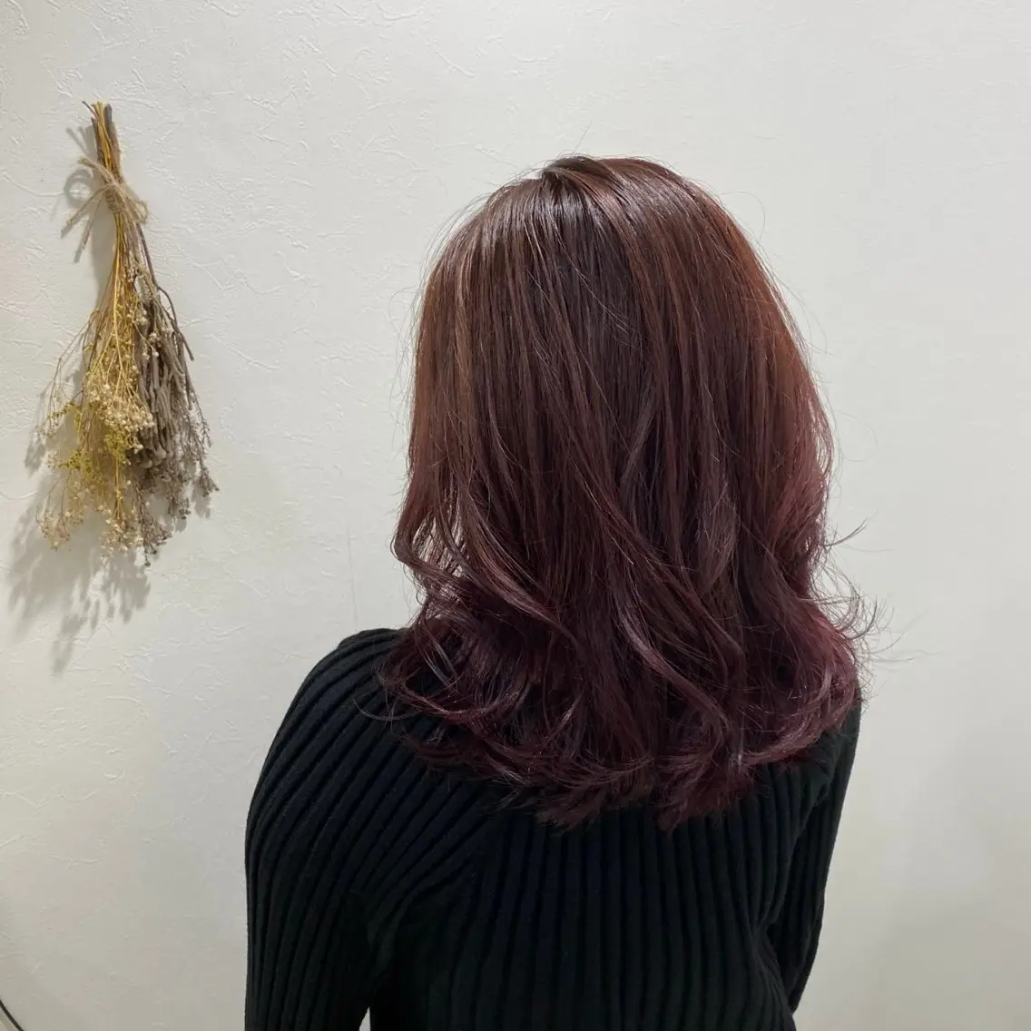 セミロング ヘアカラー トリートメント 🍑はらだ なつき🍑のヘアスタイル