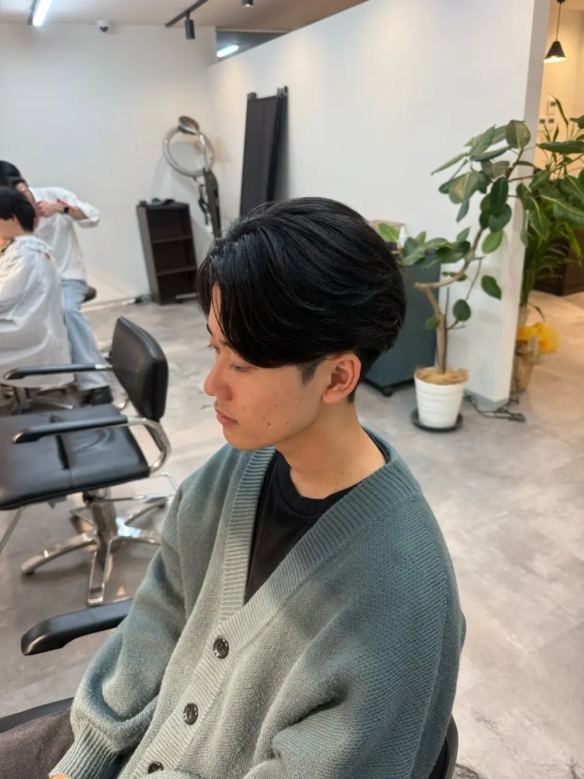 メンズ メンズ韓国風 メンズパーマ カット 縮毛矯正 トリートメント 垢抜けへの近道✂️ メンズ縮毛矯正/齊藤のヘアスタイル