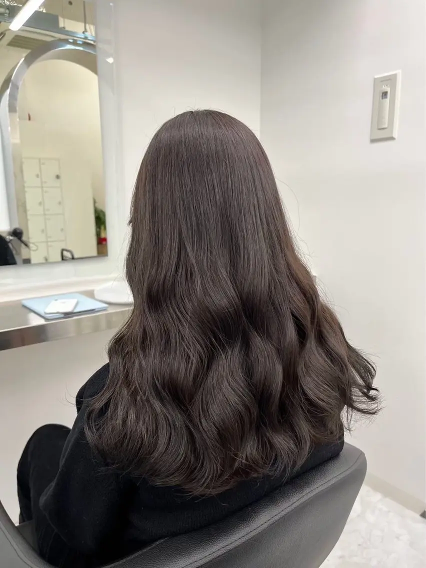 ロング カラー 表参道/透明感カラー /暗髪/ジュキヤのヘアスタイル