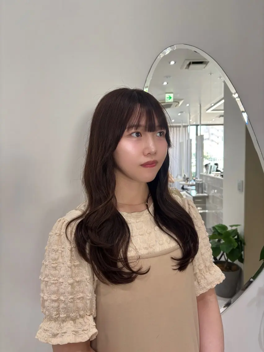 ロング カット Zina福岡天神/ nozomi🪽💗のヘアスタイル