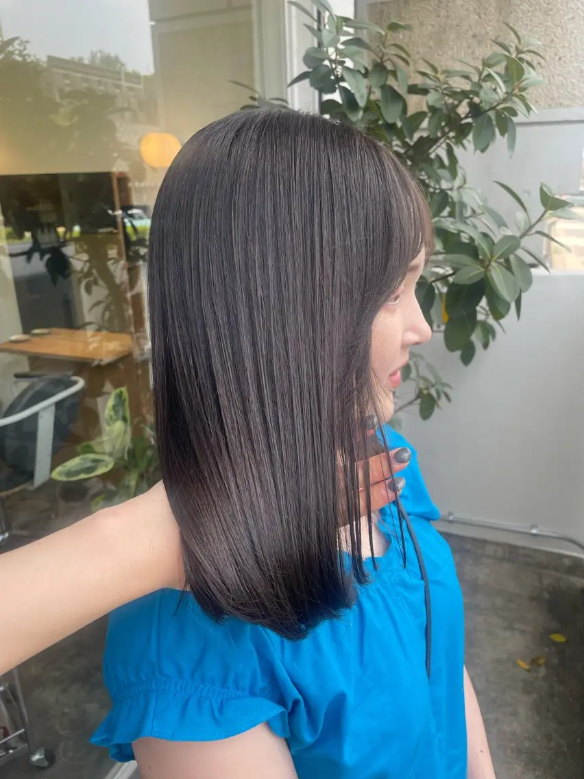 ミディアム ヘアカラー トリートメント yukii しまむら のぞみのヘアスタイル
