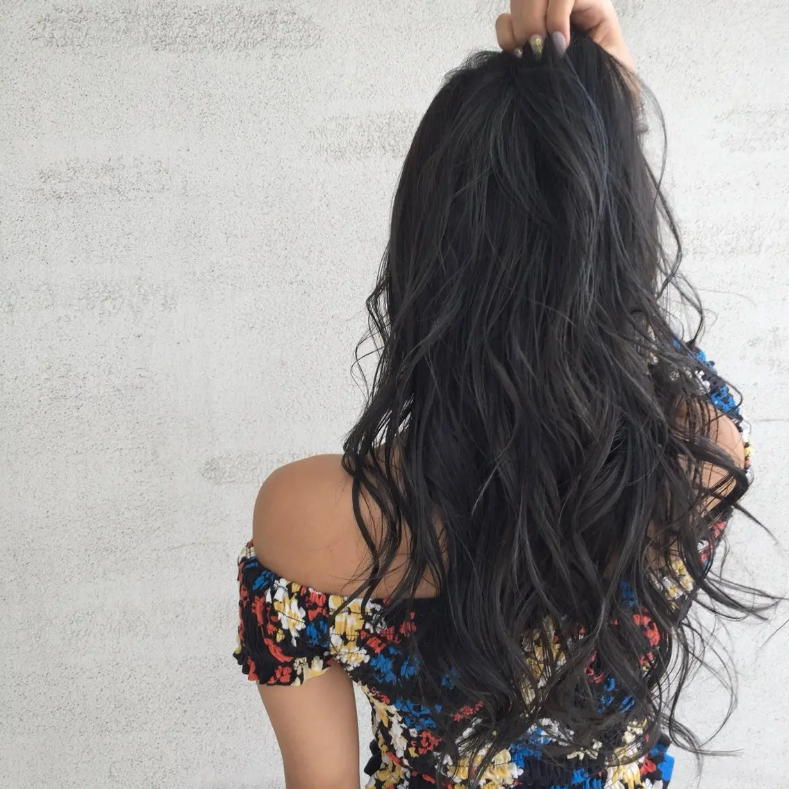 ロング 上原 隼のヘアスタイル