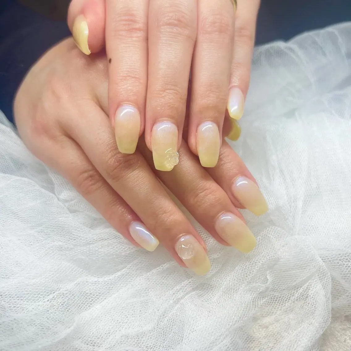 ネイル 春ネイル ハンドネイル ルミエナ銀座 KATAOKAのネイルデザイン