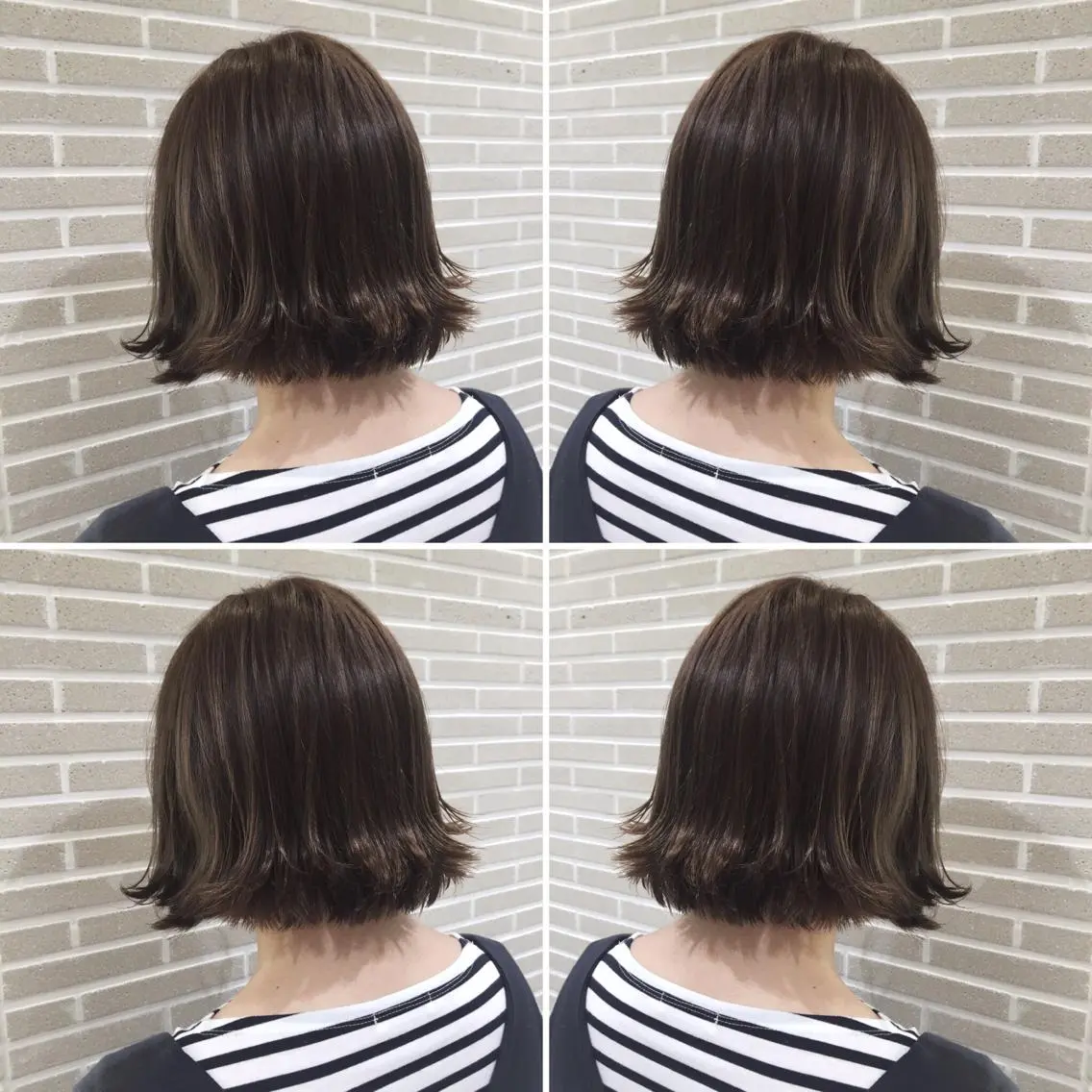 
![ショート カラー ヘアアレンジ ハイライトカラー ボブ ハイライト 外ハネヘア カット ヘアカラー トリートメント 山北 咲子のヘアスタイル