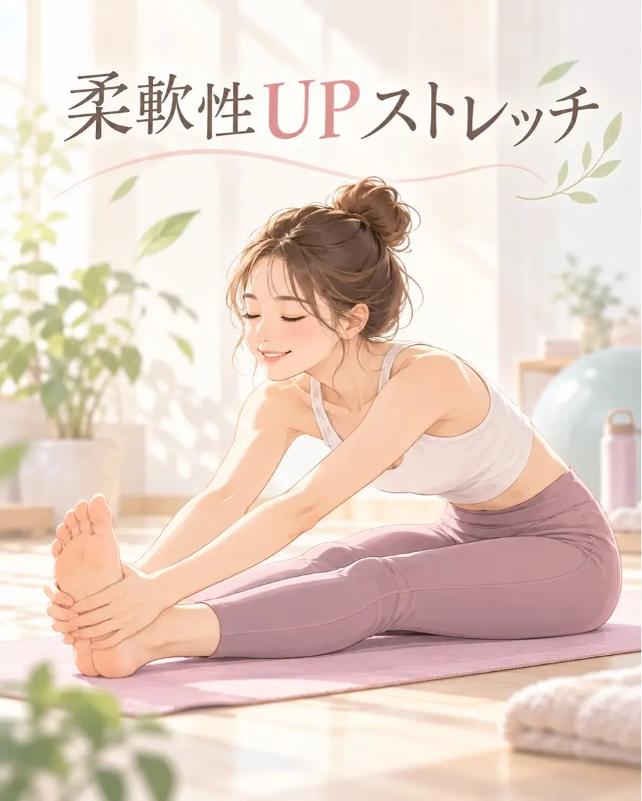 🤸♀️🫧柔軟性UPストレッチの写真