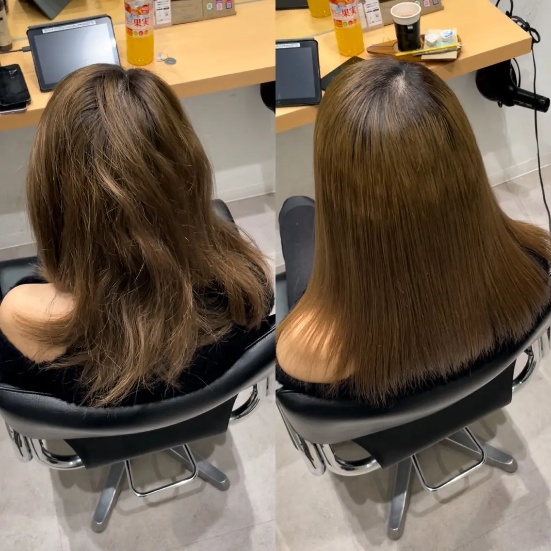 セミロング 髪質改善 トリートメント 髪質改善ヘアケア 艶髪特化/上田のヘアスタイル