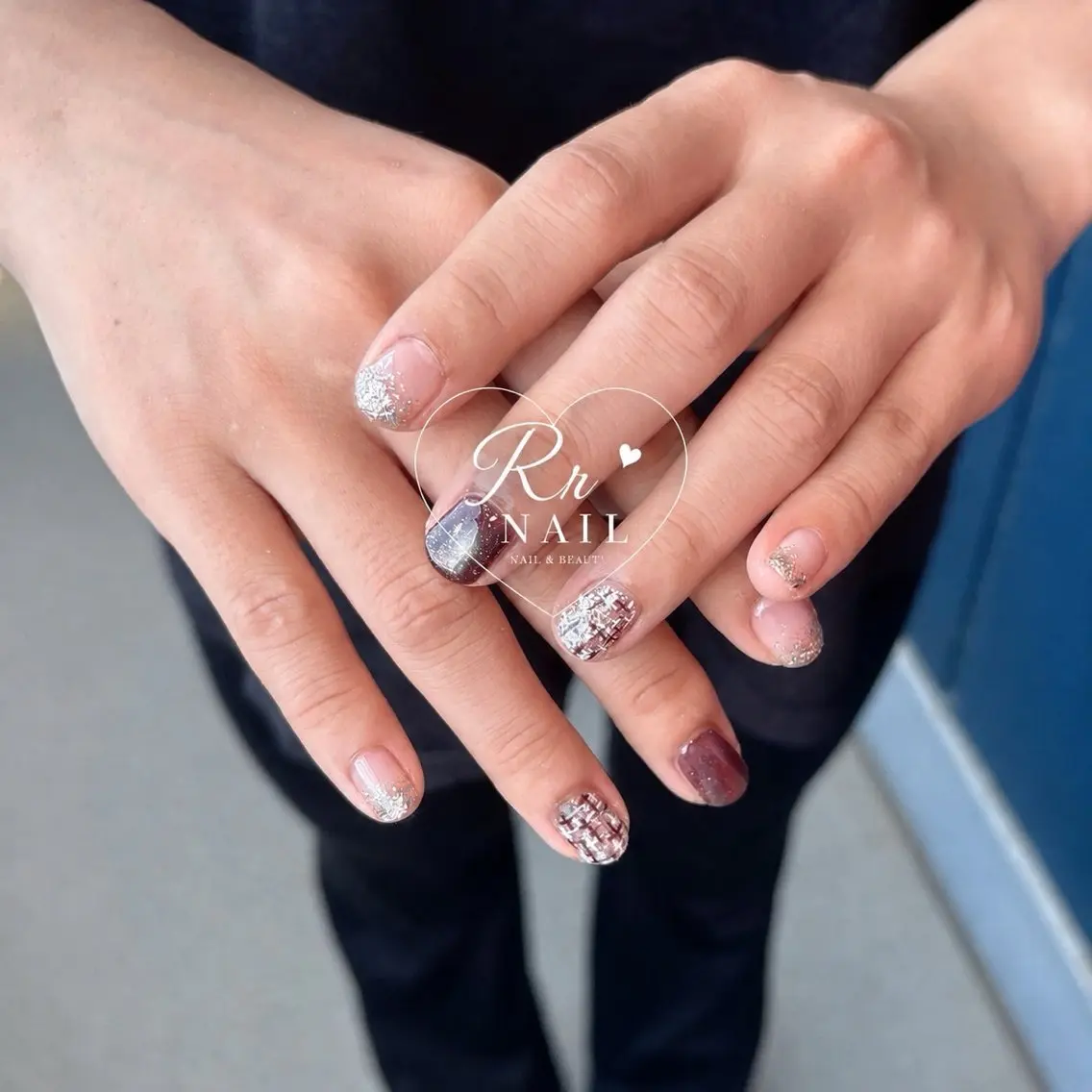 ショート ショートヘア ハンドネイル Rr Nailのネイルデザイン