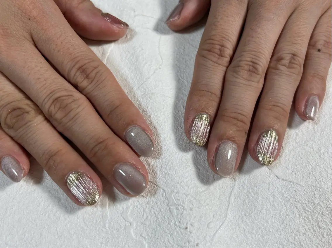 ネイル オーロラネイル フラワーネイル フットネイル フレンチネイル ジェルネイル ハンドネイル kiki nail たまプラーザのネイルデザイン