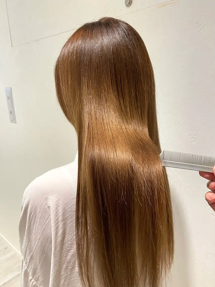 ロング トリートメント 🌈髪質改善/縮毛矯 正特化🌈鈴木一寿のヘアスタイル