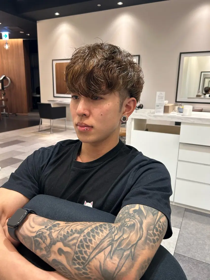 メンズ カット ヘッドスパ 中原 優美のヘアスタイル