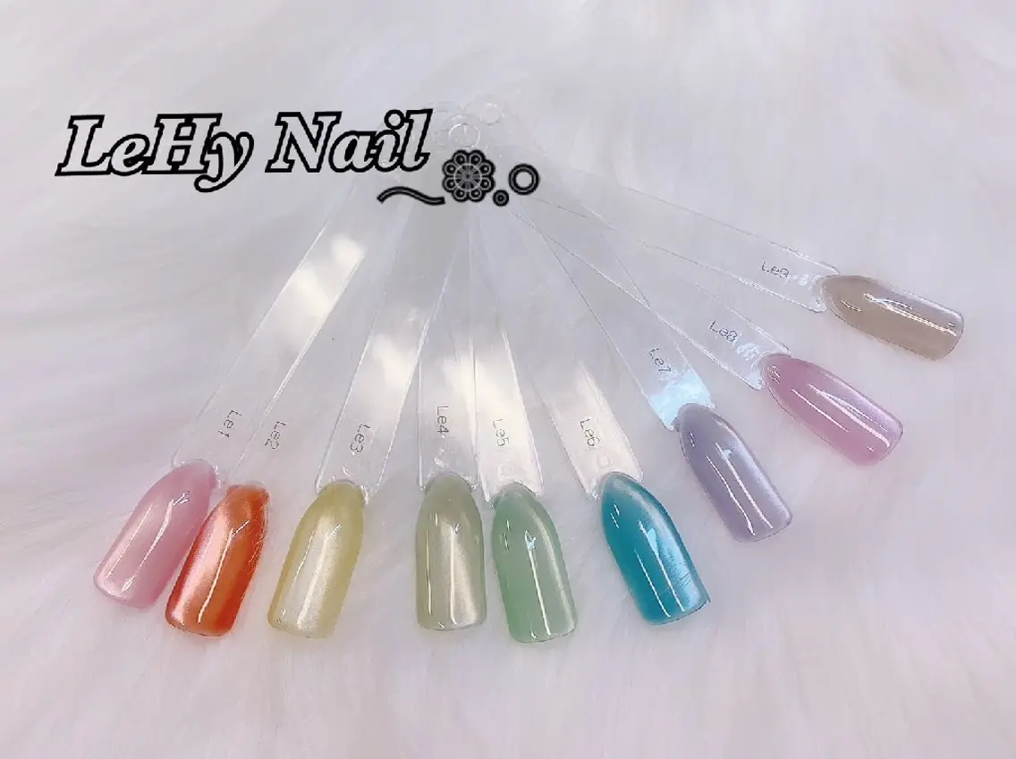 ネイル マグネットネイル 春ネイル ハンドネイル LeHy nailのネイルデザイン