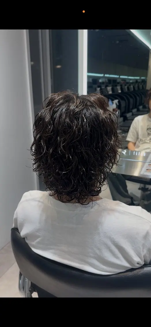 ショート パーマ メンズ 似合わせパーマ🔥 河浪  大智のヘアスタイル