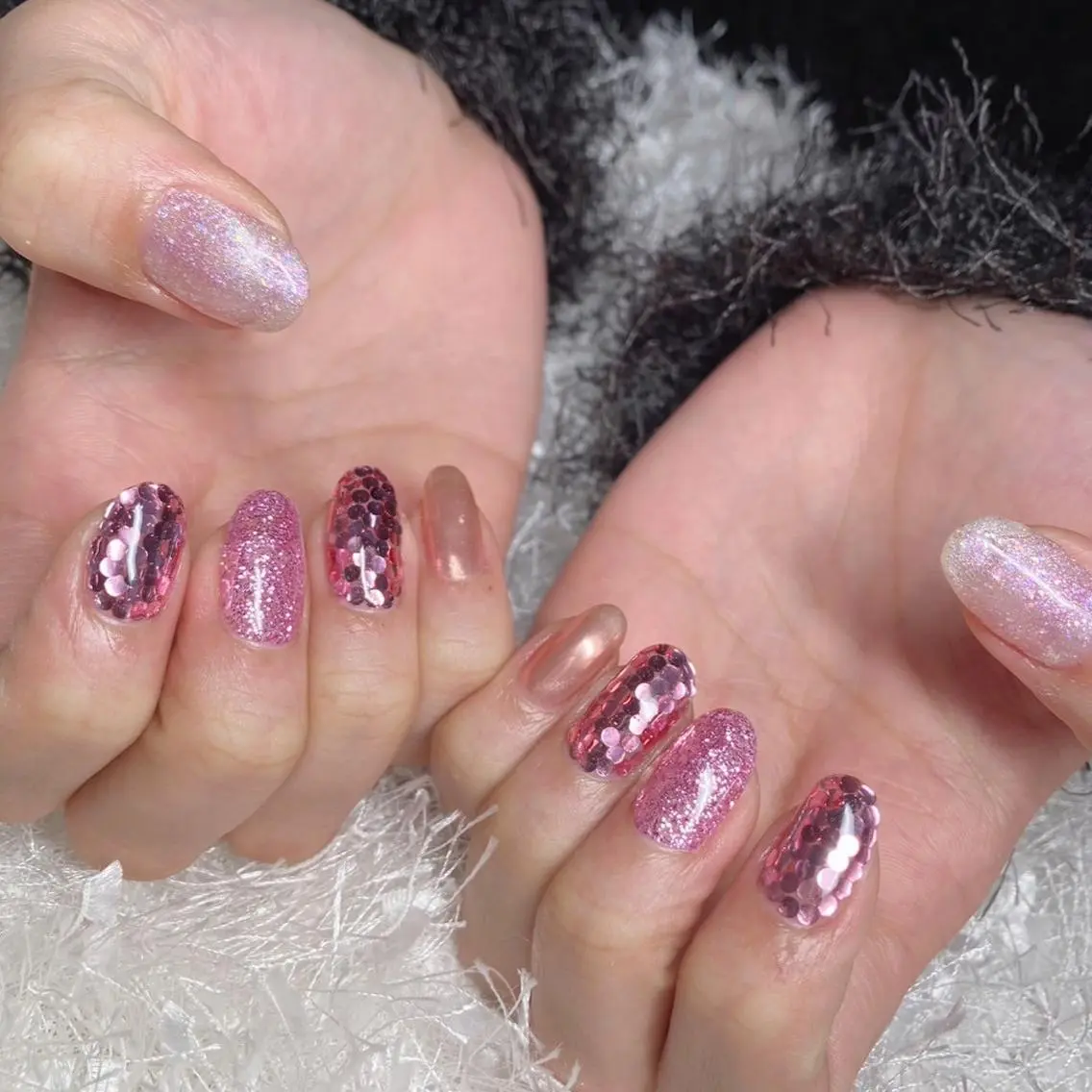 ネイル 長さ出し フレンチネイル ジェルネイル グラデーション 韓国ネイル ハンドネイル Nail&eye Belire 新宿のネイルデザイン